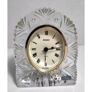Working JG DURAND CRYSTAL CLOCK MADE IN  Germany Stager